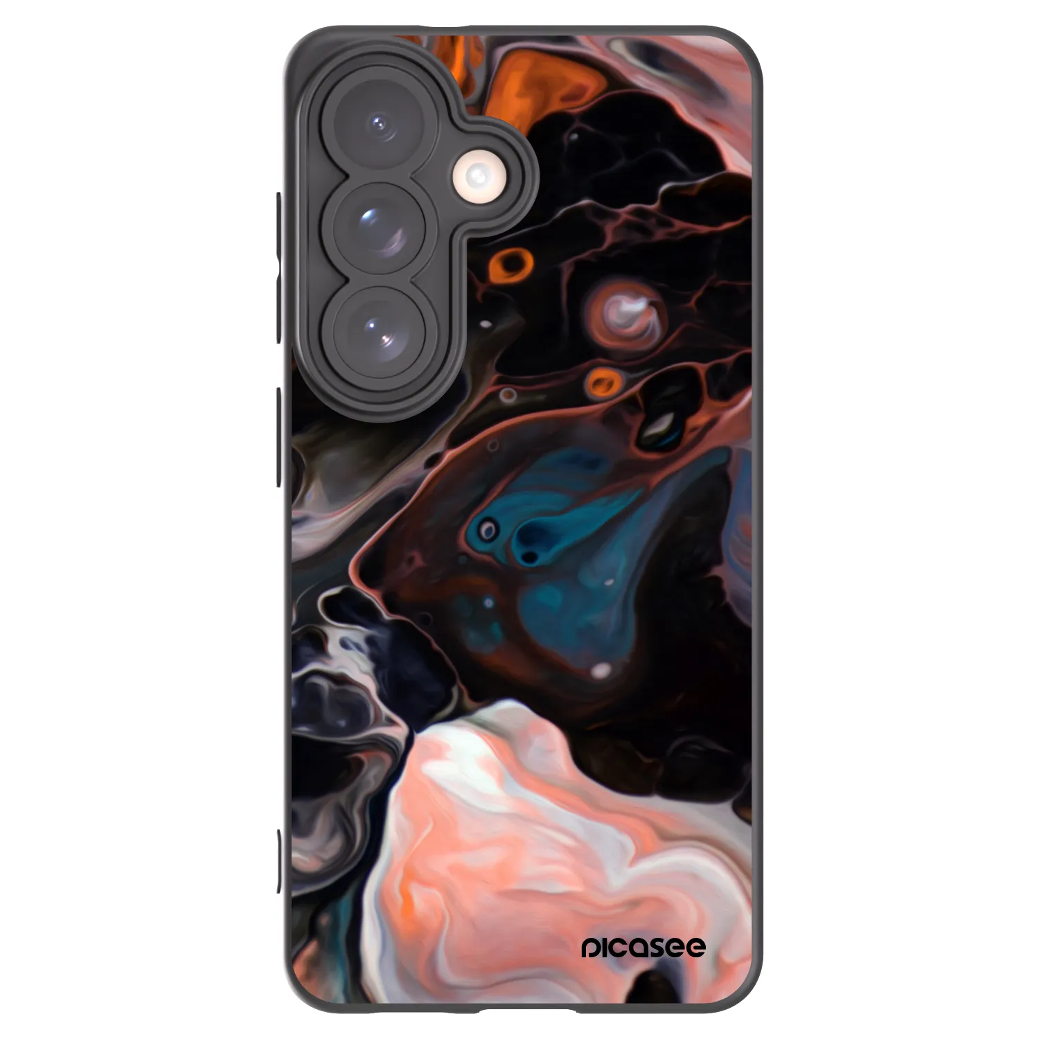 Picasee Μαύρη θήκη σιλικόνης για Samsung Galaxy S26 - Cream
