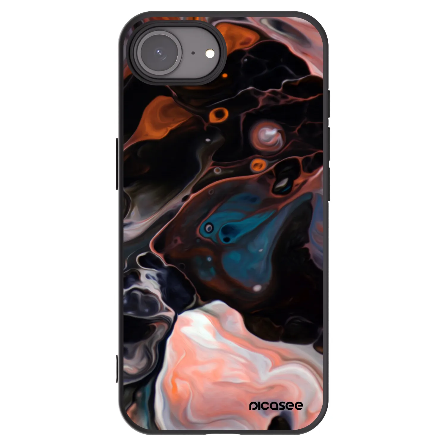 Picasee Μαύρη θήκη σιλικόνης για Apple iPhone 17e - Cream