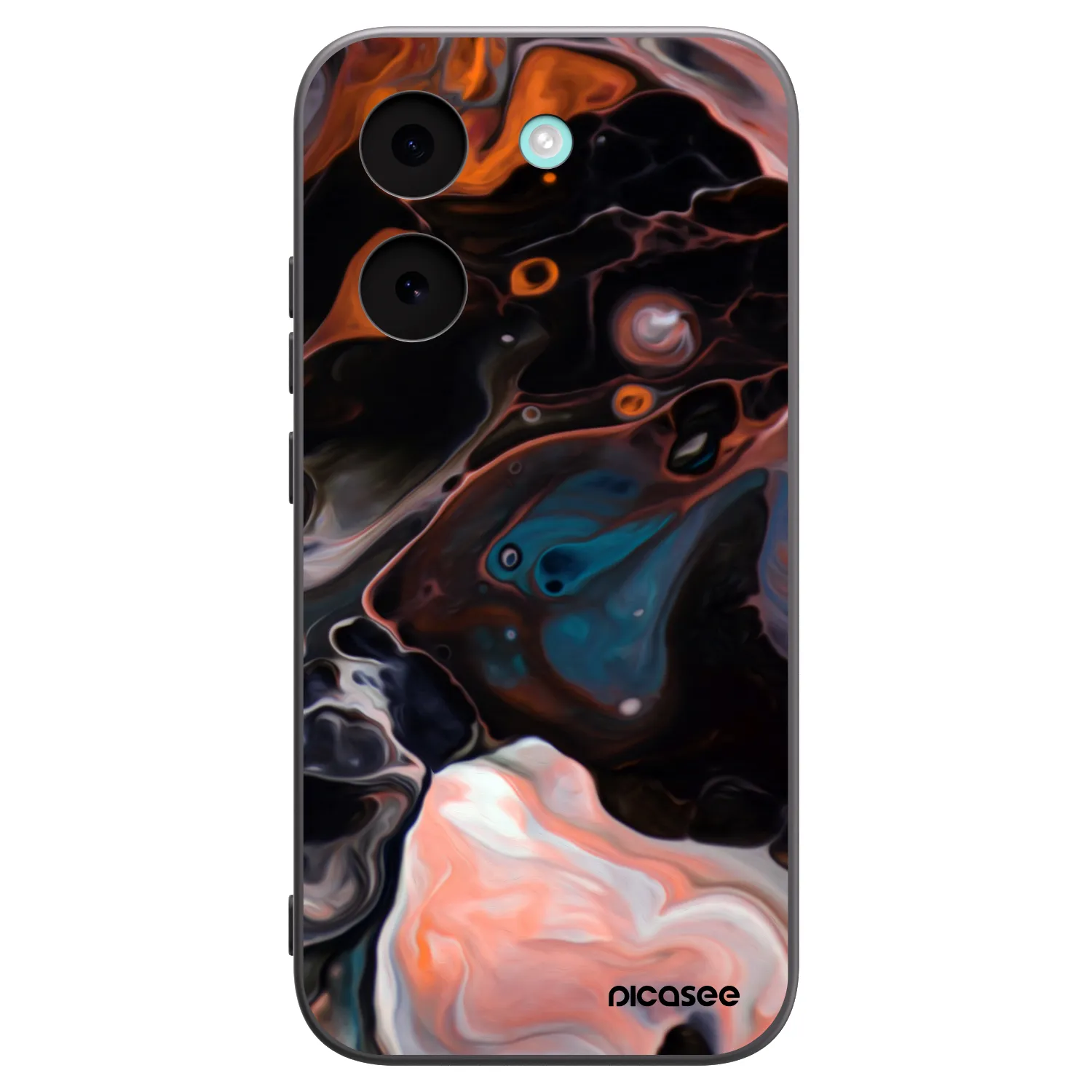 Picasee Μαύρη θήκη σιλικόνης για Xiaomi Poco X8 Pro - Cream