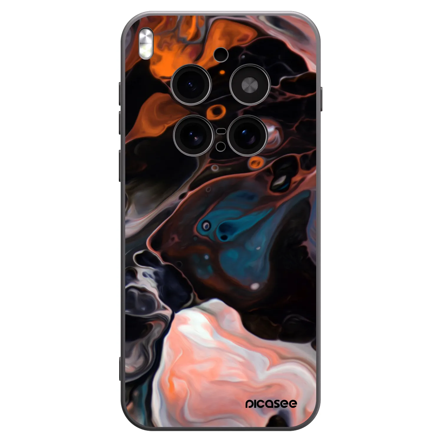 Picasee Μαύρη θήκη σιλικόνης για Vivo X300 Pro - Cream