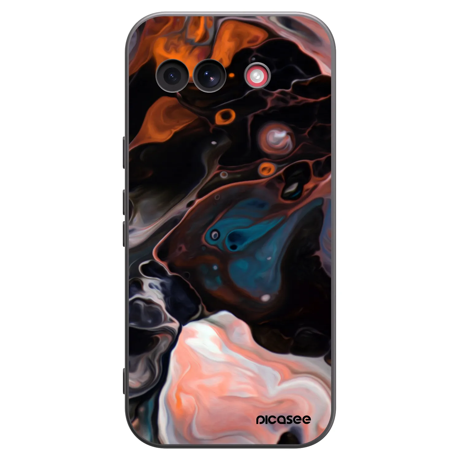 Picasee Μαύρη θήκη σιλικόνης για Google Pixel 10a - Cream