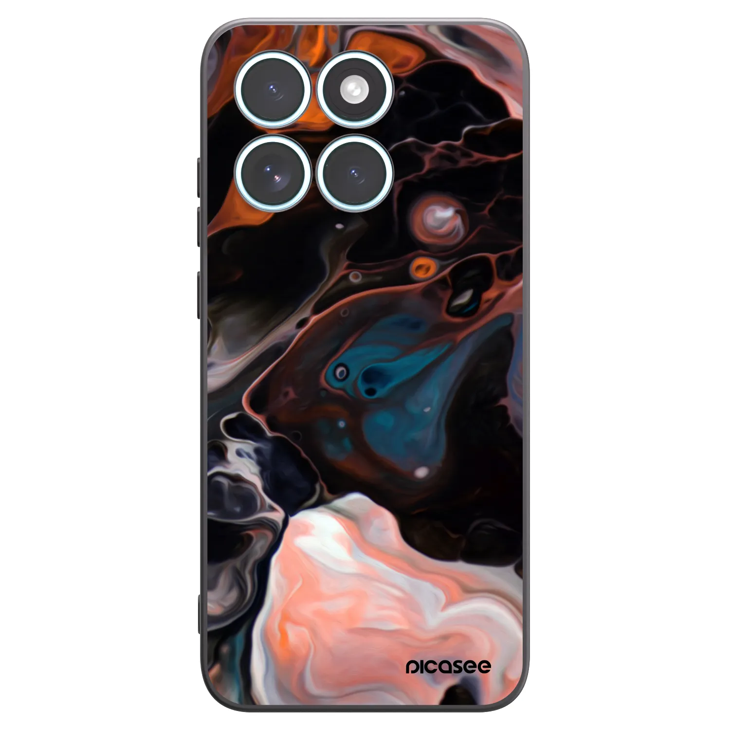 Picasee Μαύρη θήκη σιλικόνης για Motorola Edge 70 Fusion - Cream