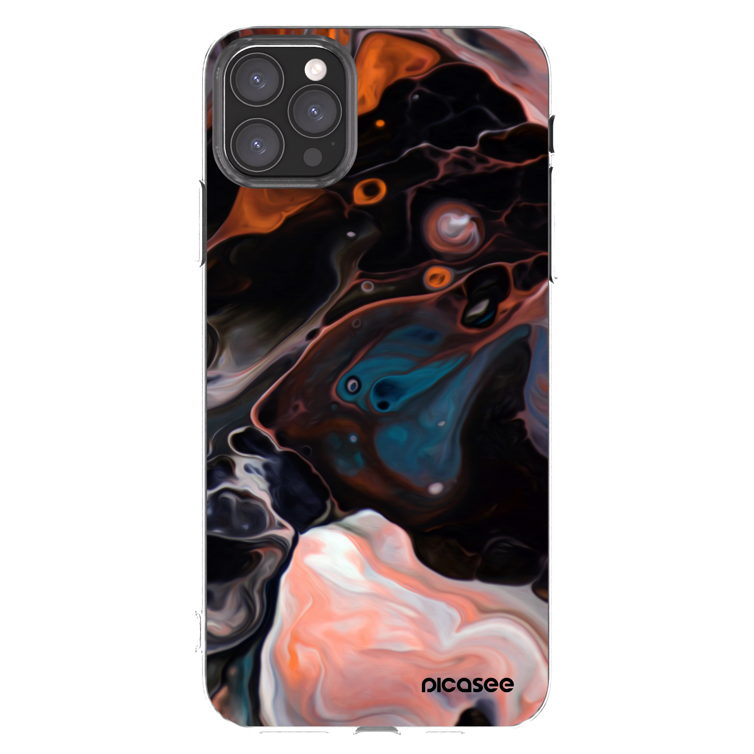 Picasee διαφανής θήκη σιλικόνης Apple iPhone 11 Pro Max - Cream