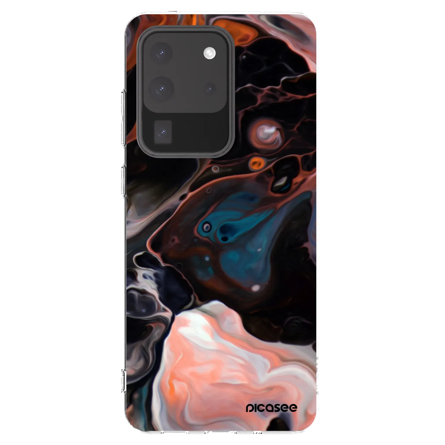 Picasee διαφανής θήκη σιλικόνης Samsung Galaxy S20 Ultra 5G G988F - Cream
