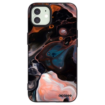 Picasee Μαύρη θήκη σιλικόνης για Apple iPhone 12 Pro - Cream