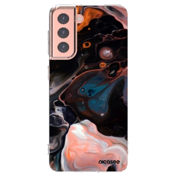 Picasee διαφανής θήκη σιλικόνης Samsung Galaxy S21 5G G991B - Cream