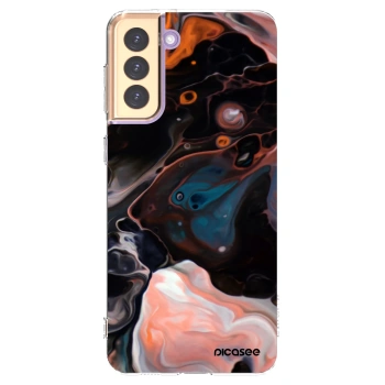 Picasee διαφανής θήκη σιλικόνης Samsung Galaxy S21+ 5G G996F - Cream