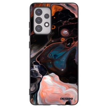 Picasee Μαύρη θήκη σιλικόνης για Samsung Galaxy A52 5G A525F - Cream