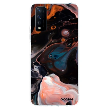 Picasee διαφανής θήκη σιλικόνης Vivo Y11s - Cream