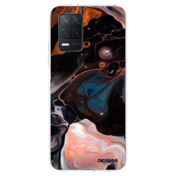 Picasee διαφανής θήκη σιλικόνης Realme 8 5G - Cream