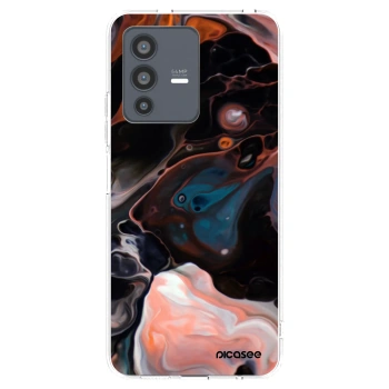 Picasee διαφανής θήκη σιλικόνης Vivo V23 5G - Cream