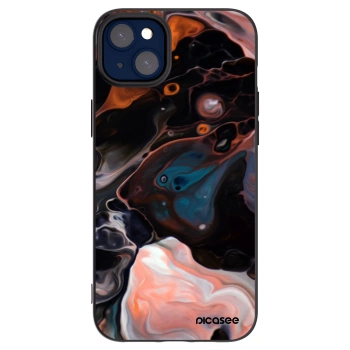 Picasee Μαύρη θήκη σιλικόνης για Apple iPhone 14 Plus - Cream