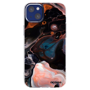 Picasee διαφανής θήκη σιλικόνης Apple iPhone 14 Plus - Cream
