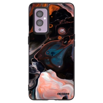 Picasee Μαύρη θήκη σιλικόνης για OnePlus 9 - Cream