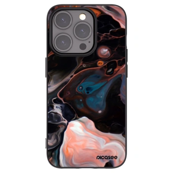 Picasee Μαύρη θήκη σιλικόνης για Apple iPhone 15 Pro - Cream