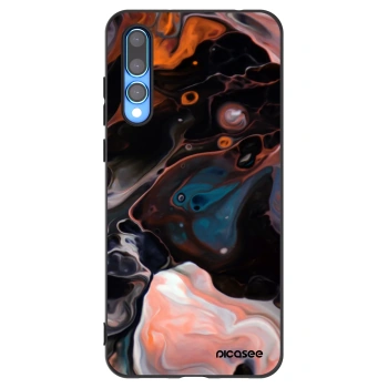 Picasee Μαύρη θήκη σιλικόνης για Huawei P20 Pro - Cream