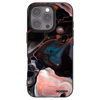 Picasee Μαύρη θήκη σιλικόνης για Apple iPhone 16 Pro - Cream