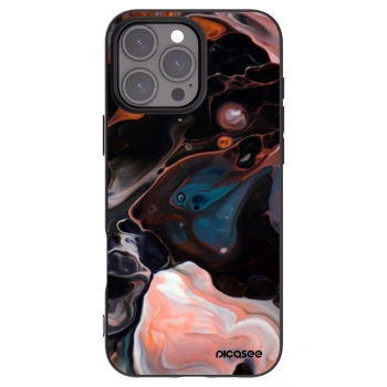 Picasee Μαύρη θήκη σιλικόνης για Apple iPhone 16 Pro Max - Cream