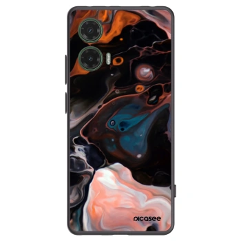Picasee Μαύρη θήκη σιλικόνης για Motorola Moto G35 5G - Cream