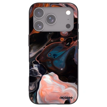 Picasee Μαύρη θήκη σιλικόνης για Apple iPhone 17 Pro - Cream