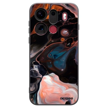 Picasee Μαύρη θήκη σιλικόνης για OPPO Find X9 Pro - Cream