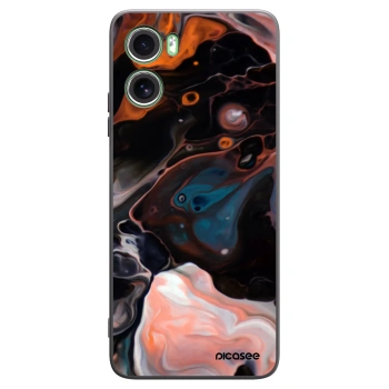 Picasee Μαύρη θήκη σιλικόνης για Motorola Moto G06 - Cream
