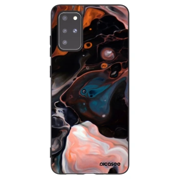 Picasee Μαύρη θήκη σιλικόνης για Samsung Galaxy S20+ G985F - Cream