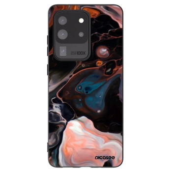 Picasee Μαύρη θήκη σιλικόνης για Samsung Galaxy S20 Ultra 5G G988F - Cream
