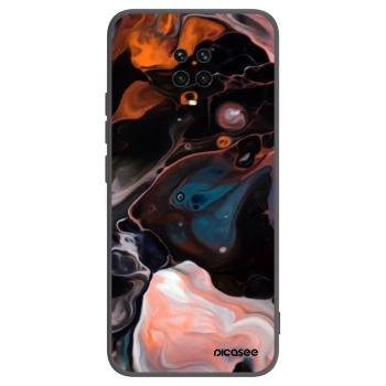 Picasee Μαύρη θήκη σιλικόνης για Xiaomi Redmi Note 9S - Cream