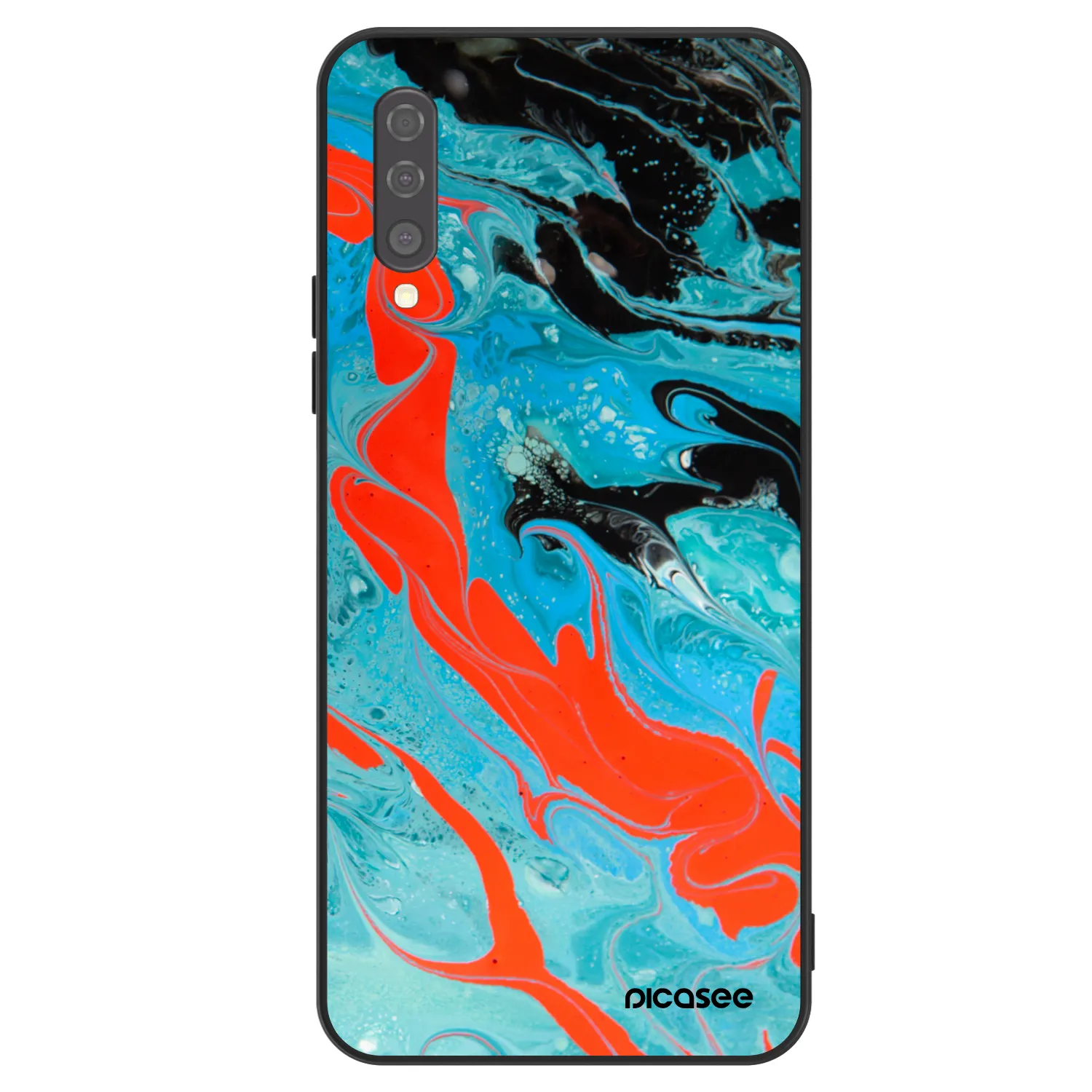 Picasee ULTIMATE CASE για Samsung Galaxy A50 A505F - Blue Magma