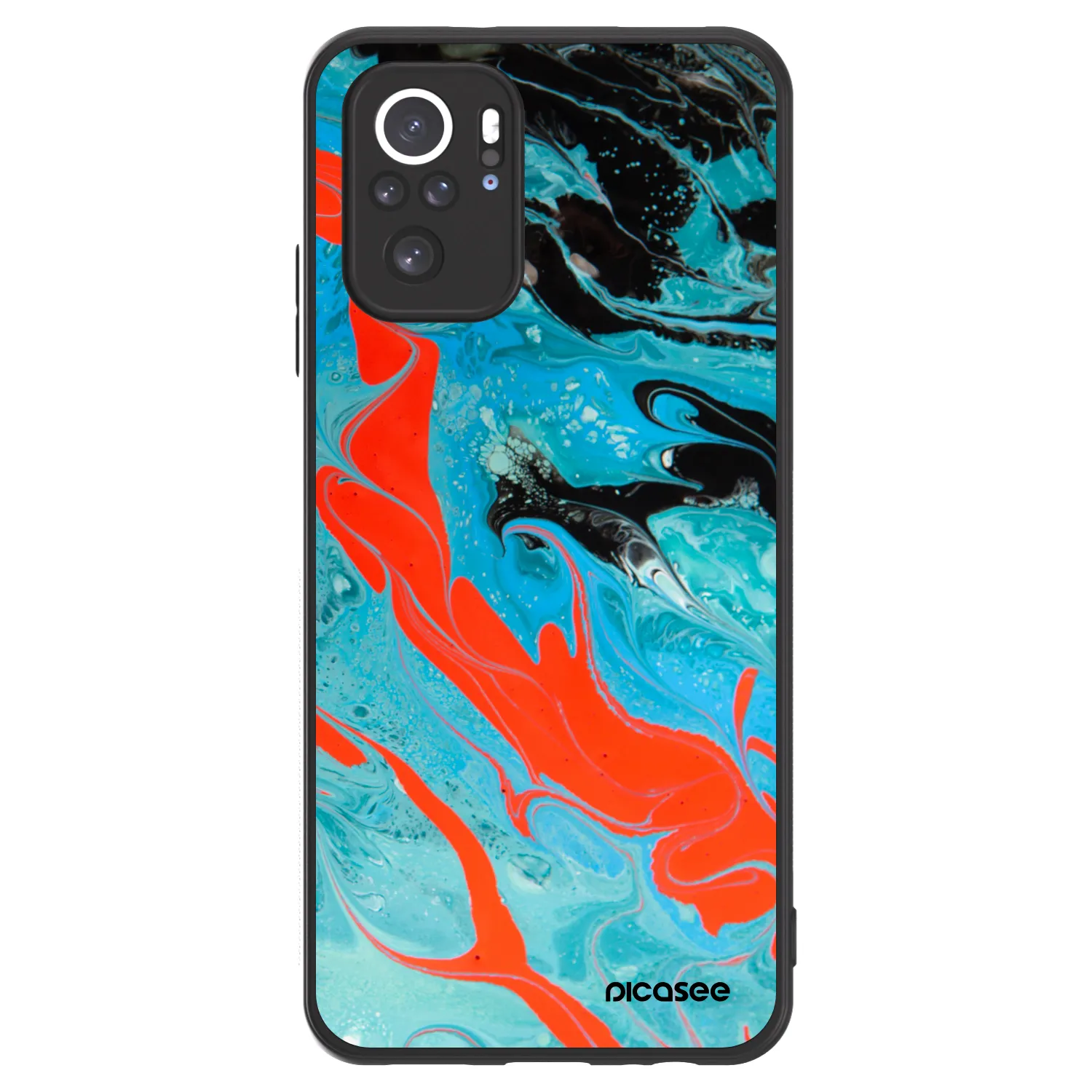 Picasee ULTIMATE CASE για Xiaomi Redmi Note 10 - Blue Magma