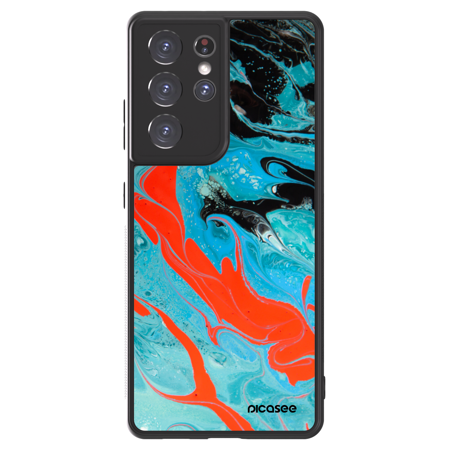 Picasee ULTIMATE CASE για Samsung Galaxy S21 Ultra 5G G998B - Blue Magma