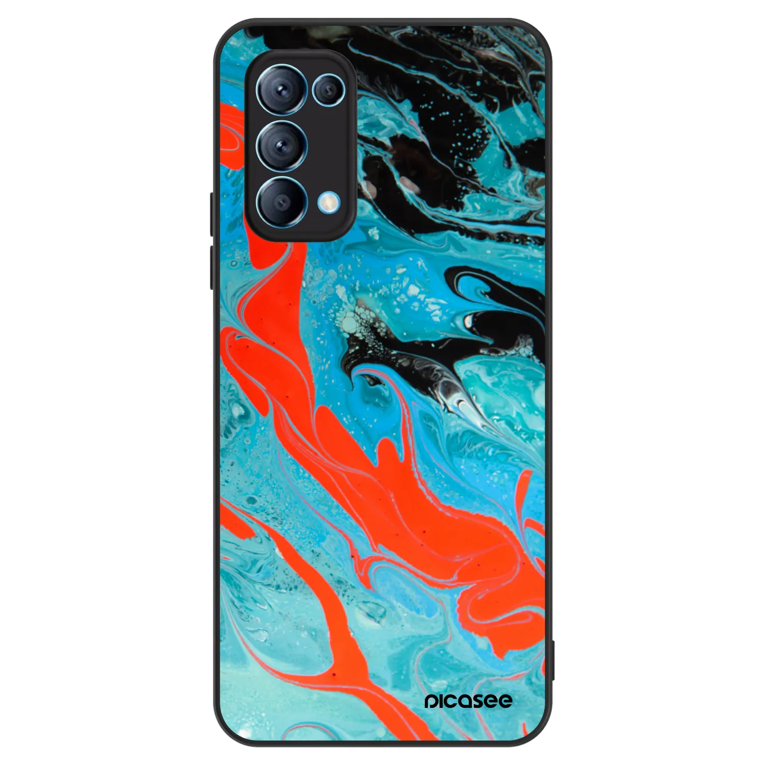 Picasee ULTIMATE CASE για OPPO Reno 5 5G - Blue Magma