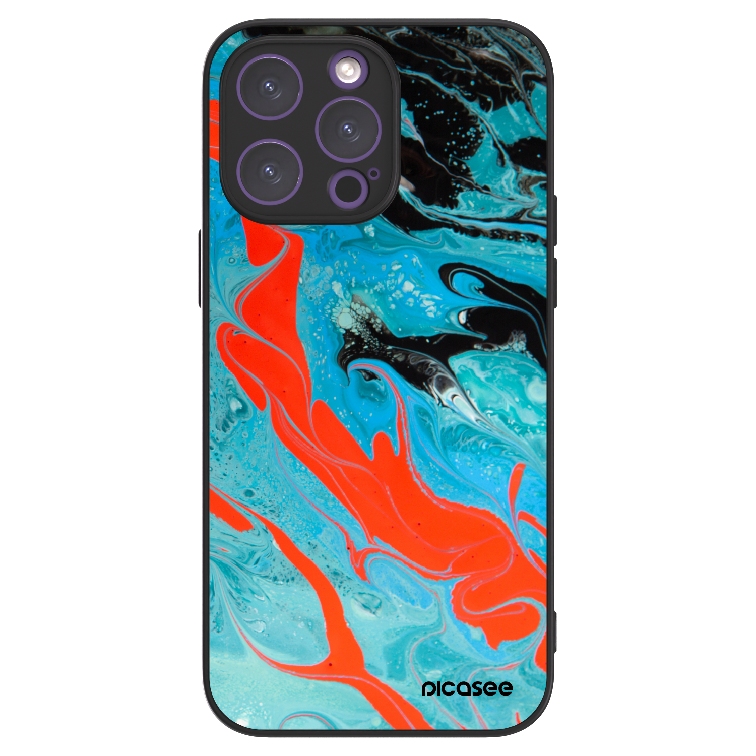 Picasee ULTIMATE CASE για Apple iPhone 14 Pro Max - Blue Magma