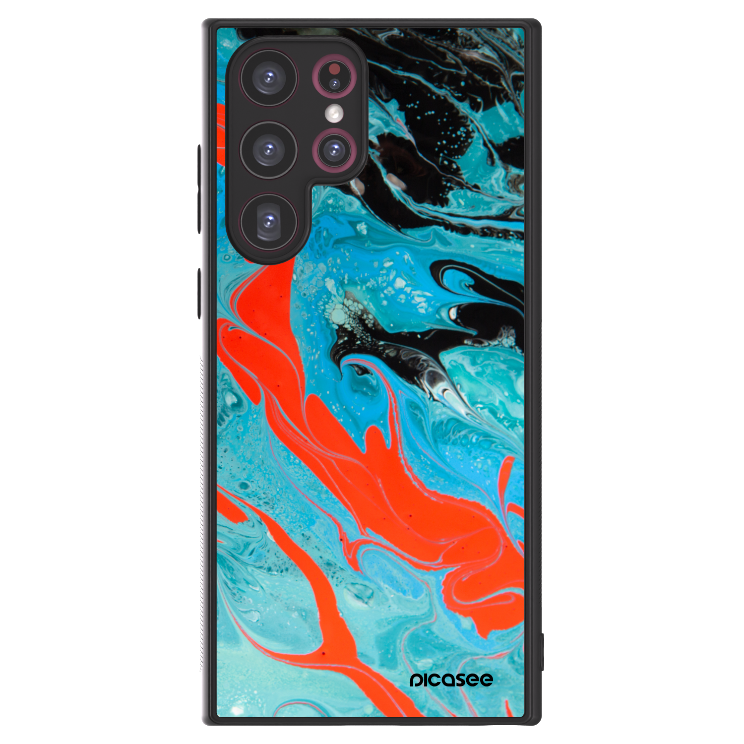 Picasee ULTIMATE CASE PowerShare για Samsung Galaxy S22 Ultra 5G - Blue Magma