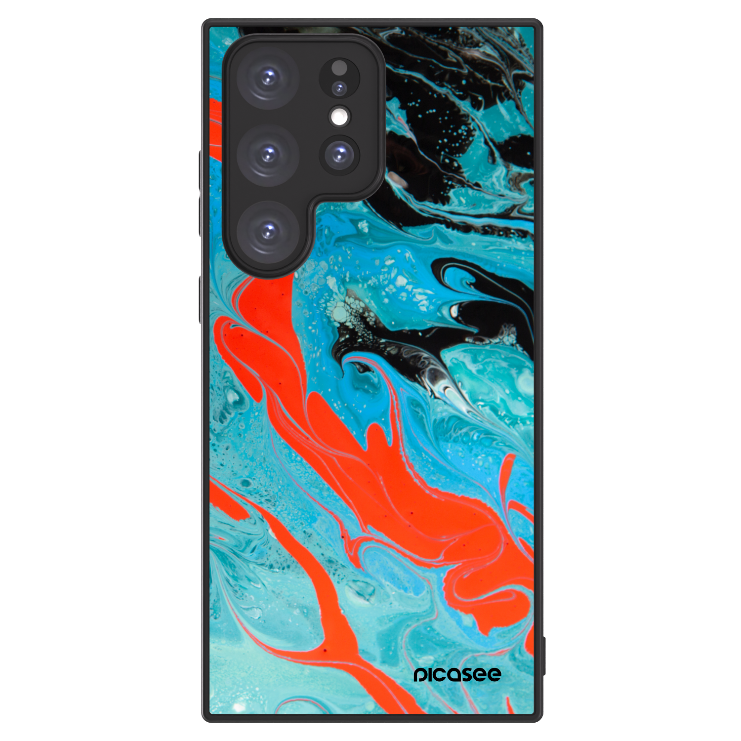 Picasee ULTIMATE CASE PowerShare για Samsung Galaxy S23 Ultra 5G - Blue Magma
