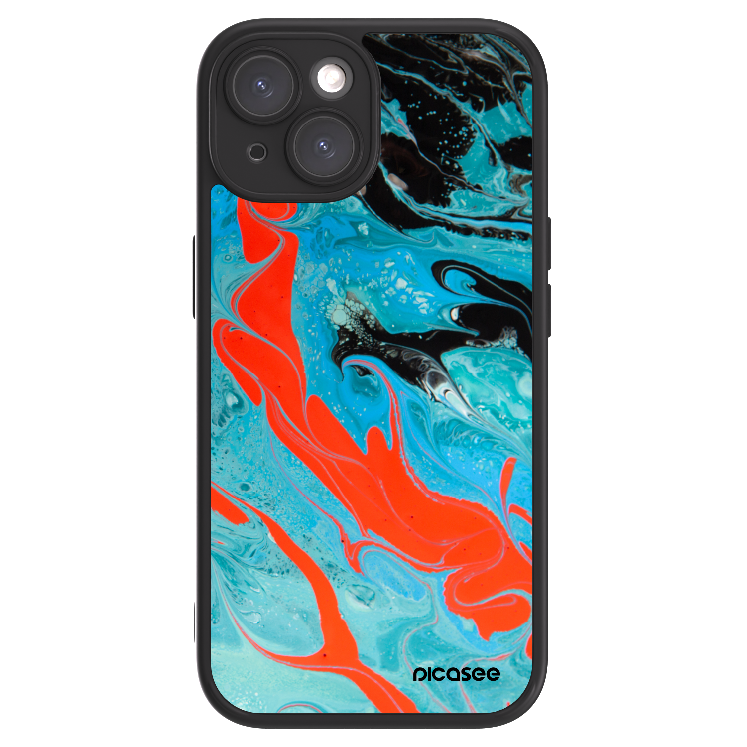 Picasee ULTIMATE CASE για Apple iPhone 15 - Blue Magma