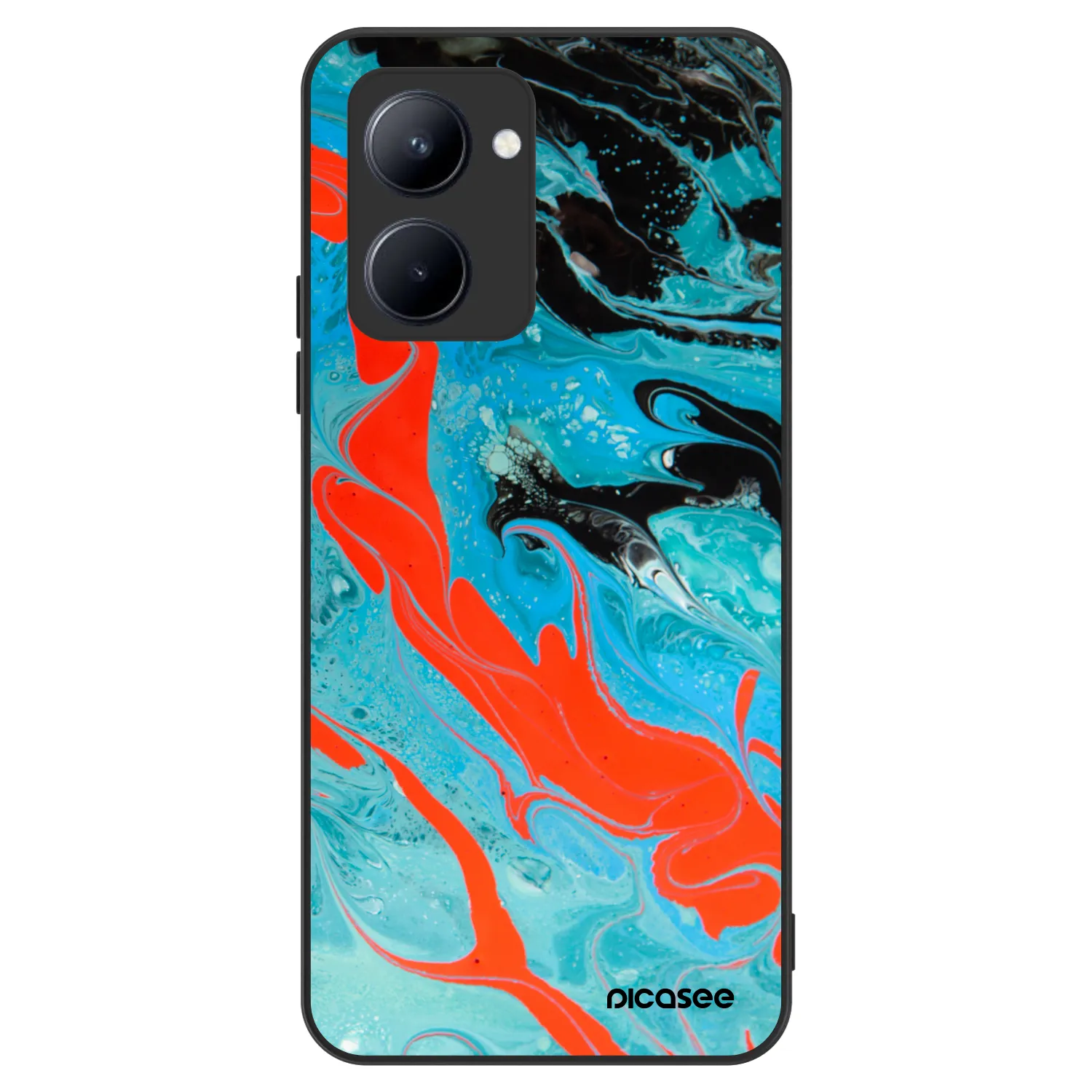Picasee ULTIMATE CASE για Realme C33 (2023) - Blue Magma