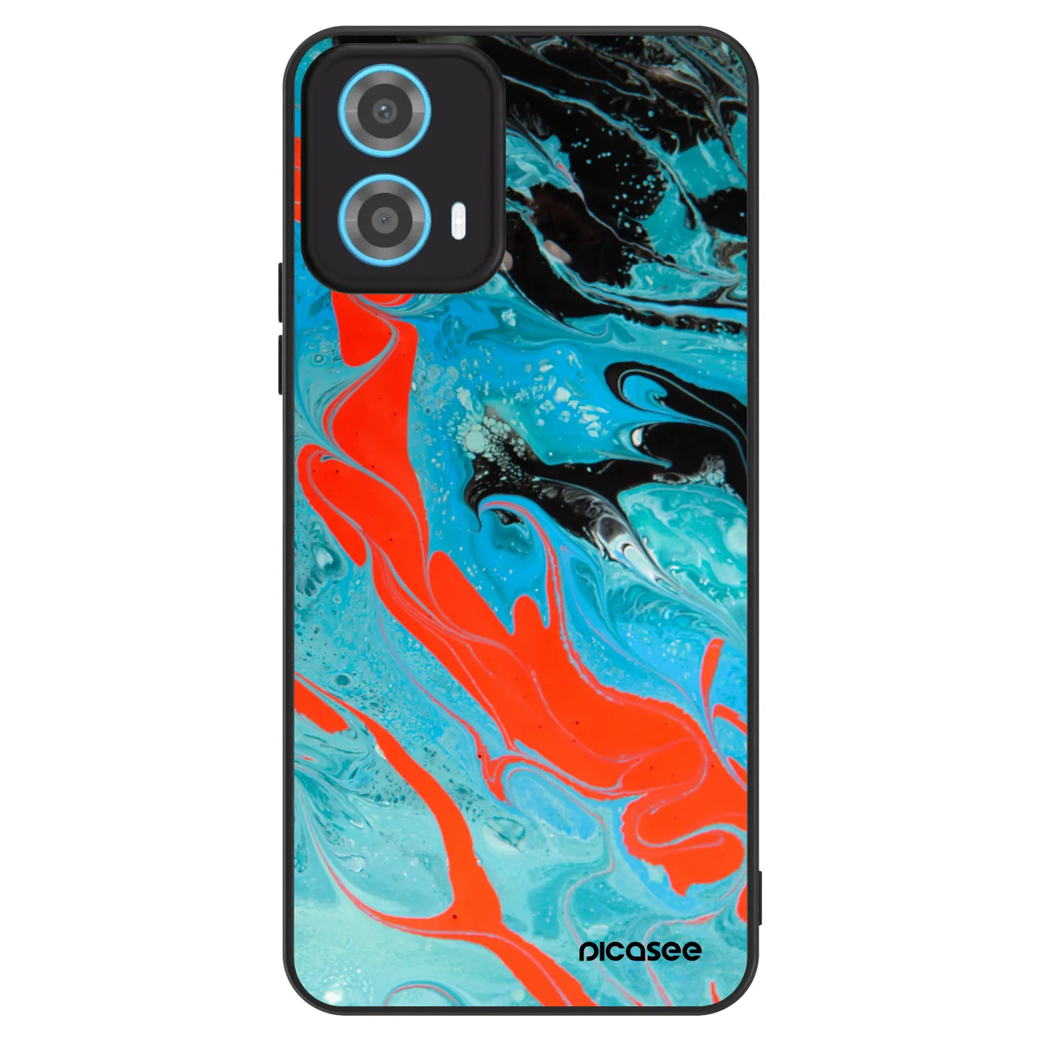Picasee ULTIMATE CASE για Motorola Moto G34 5G - Blue Magma