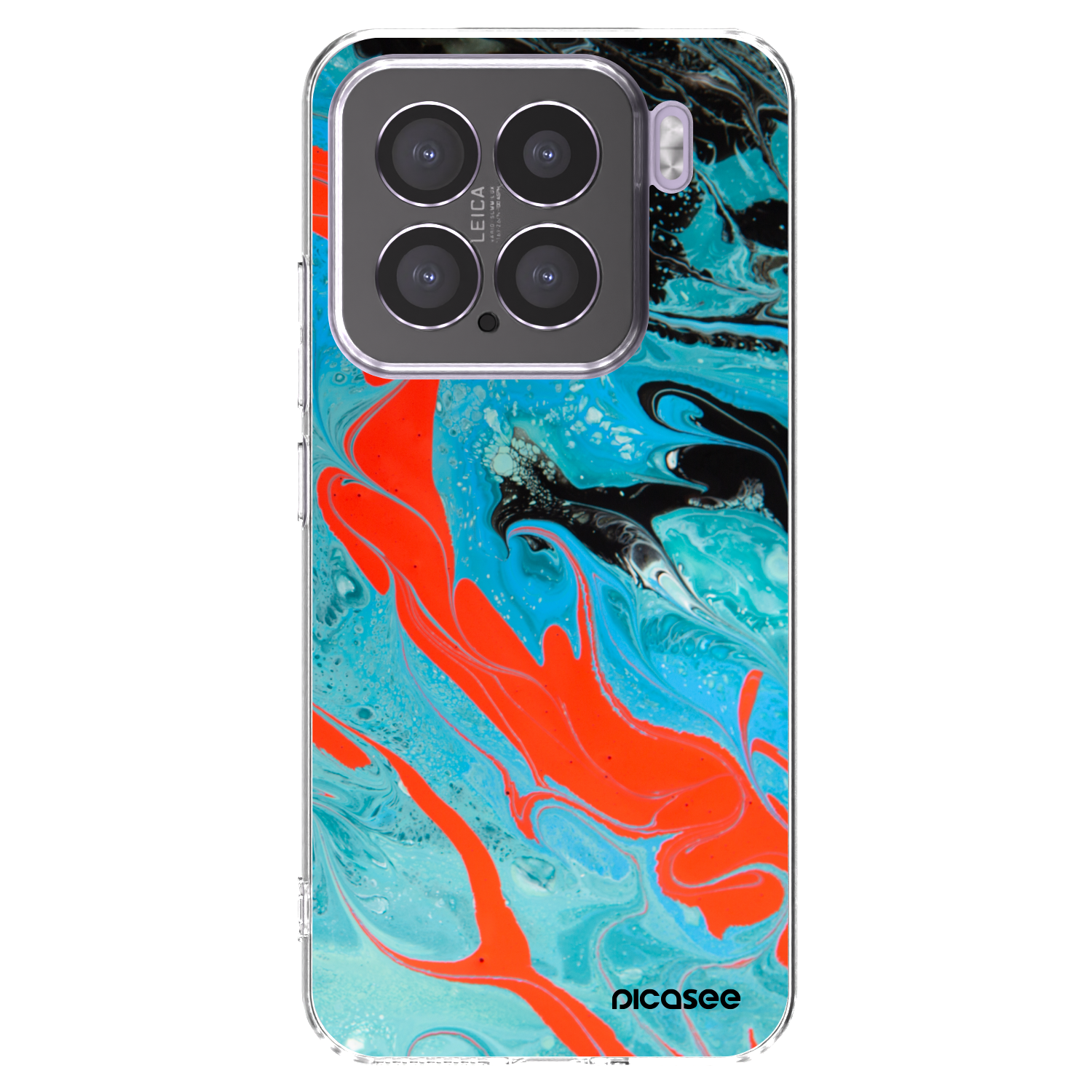 Picasee διαφανής θήκη σιλικόνης Xiaomi 15 - Blue Magma