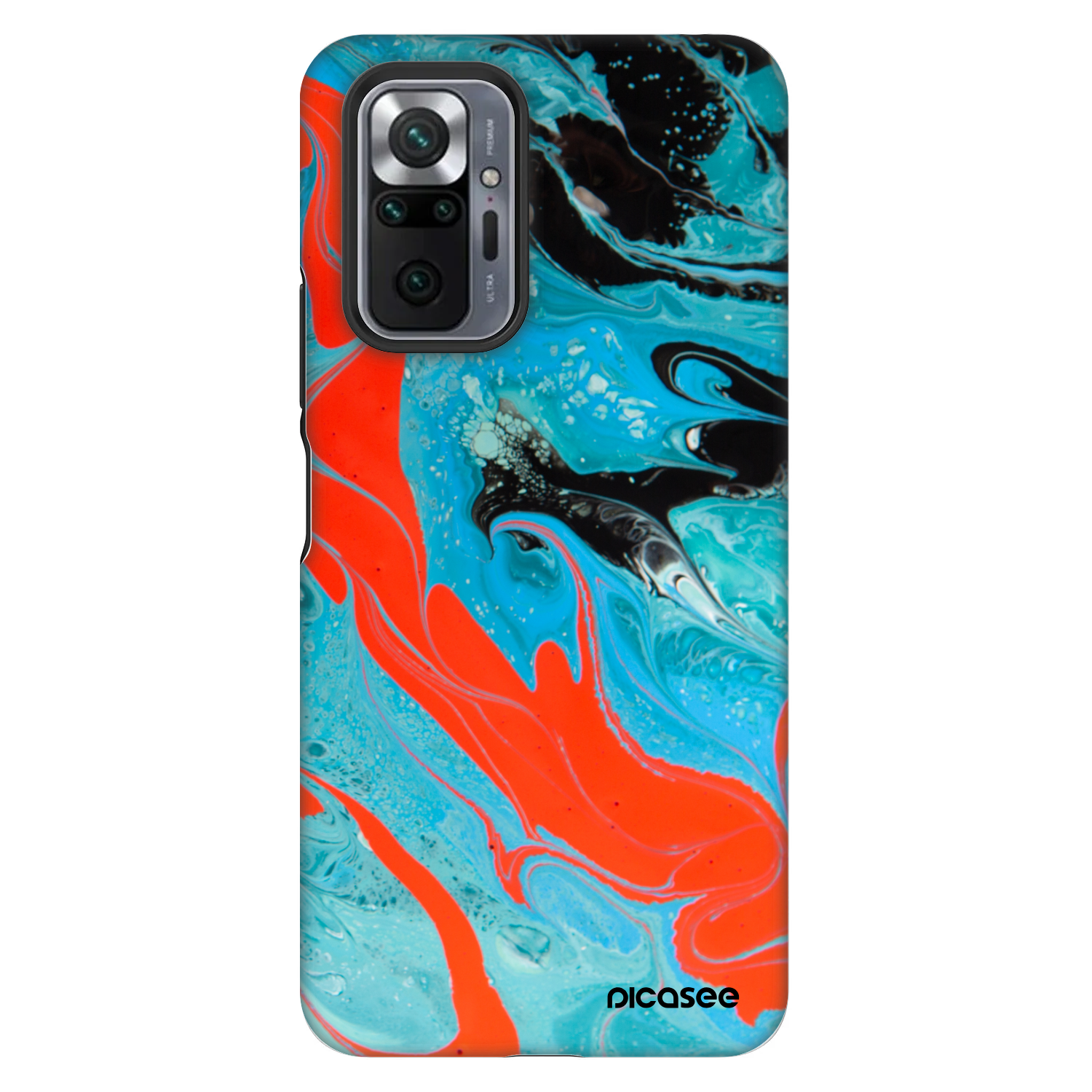 Picasee Fashion Case για Xiaomi Redmi Note 10 Pro - Blue Magma