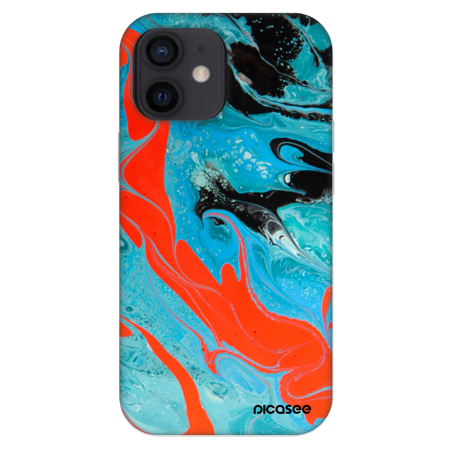 Picasee Fashion Case για Apple iPhone 12 mini - Blue Magma