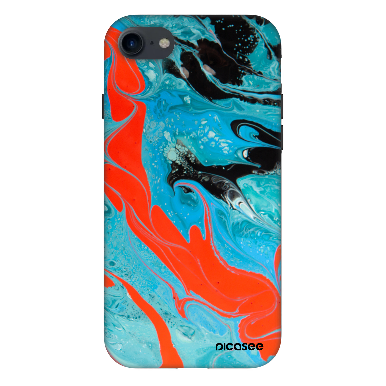 Picasee Fashion Case για Apple iPhone 7 - Blue Magma