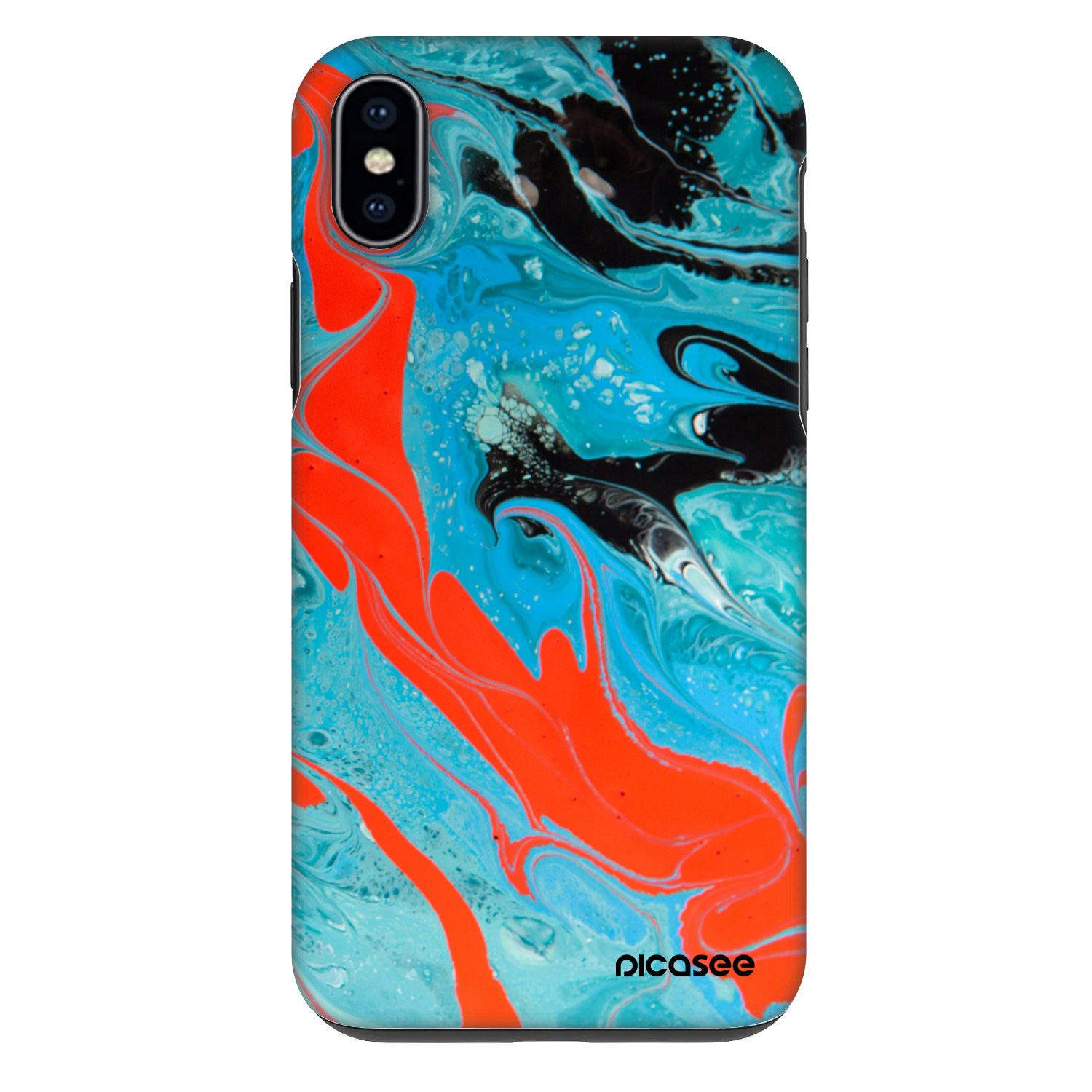 Picasee Fashion Case για Apple iPhone XS Max - Blue Magma