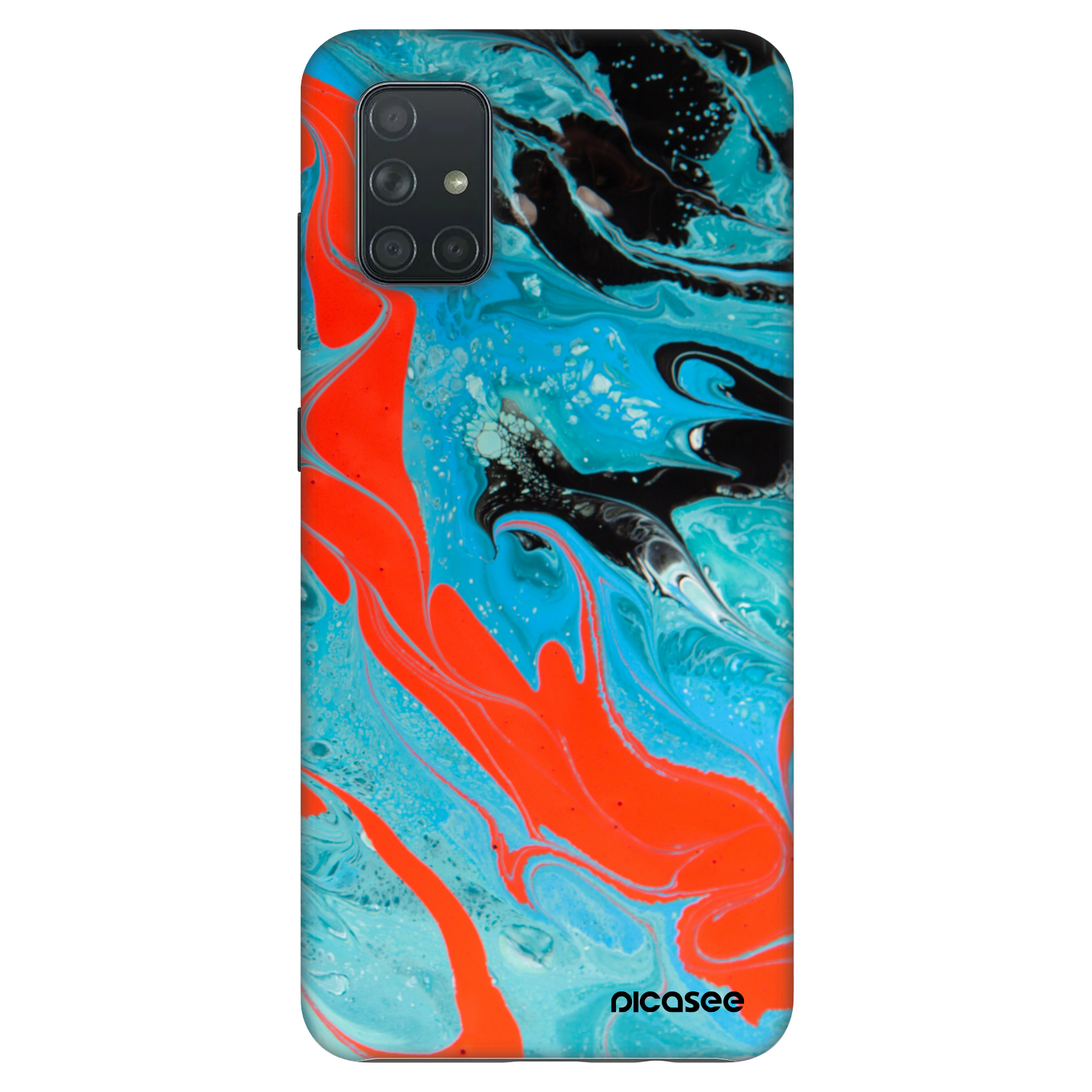 Picasee Fashion Case για Samsung Galaxy A71 A715F - Blue Magma