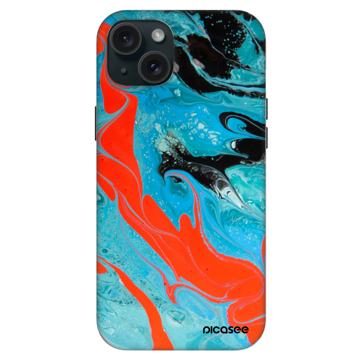 Picasee Fashion Case MagSafe για Apple iPhone 15 Plus - Blue Magma