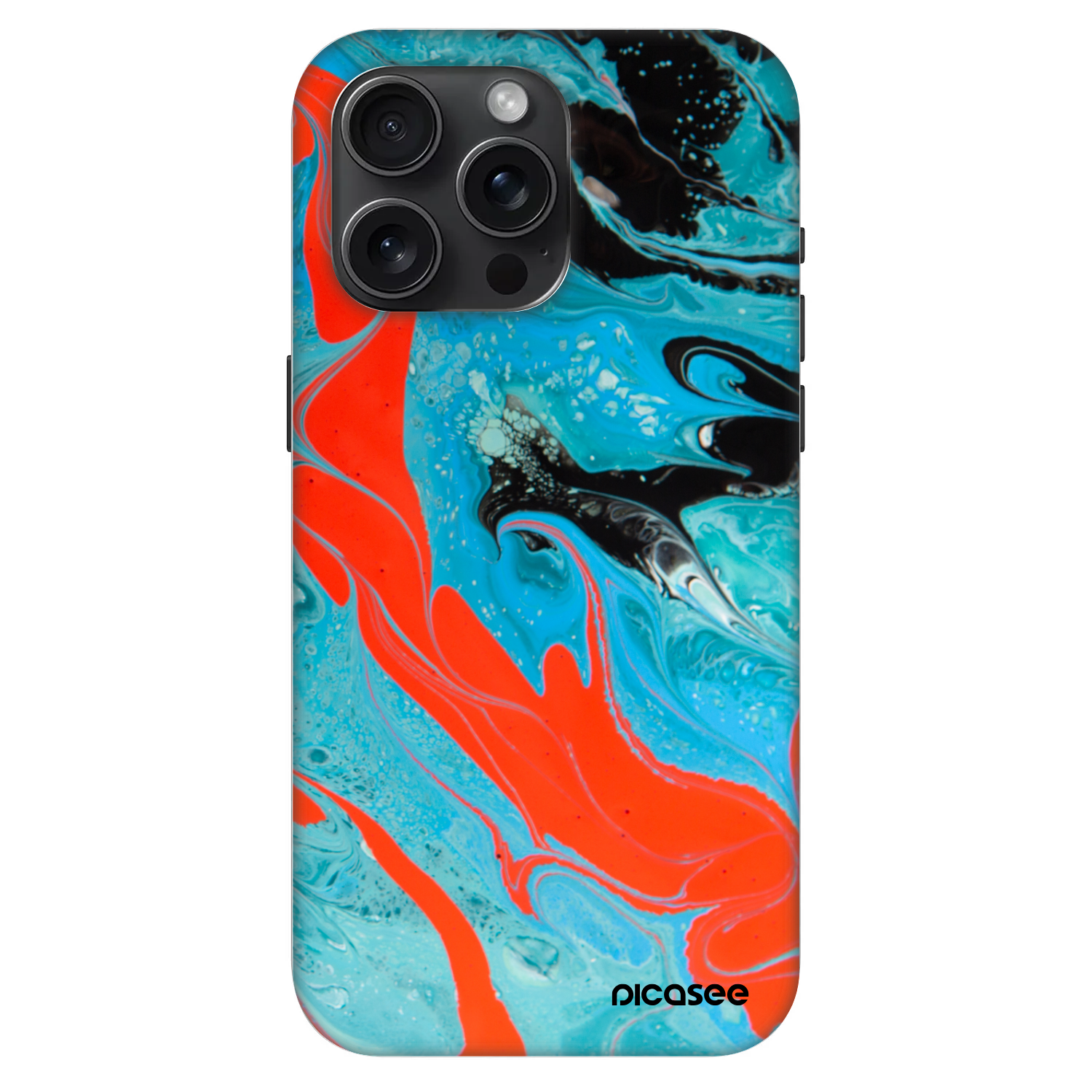 Picasee Fashion Case MagSafe για Apple iPhone 15 Pro Max - Blue Magma