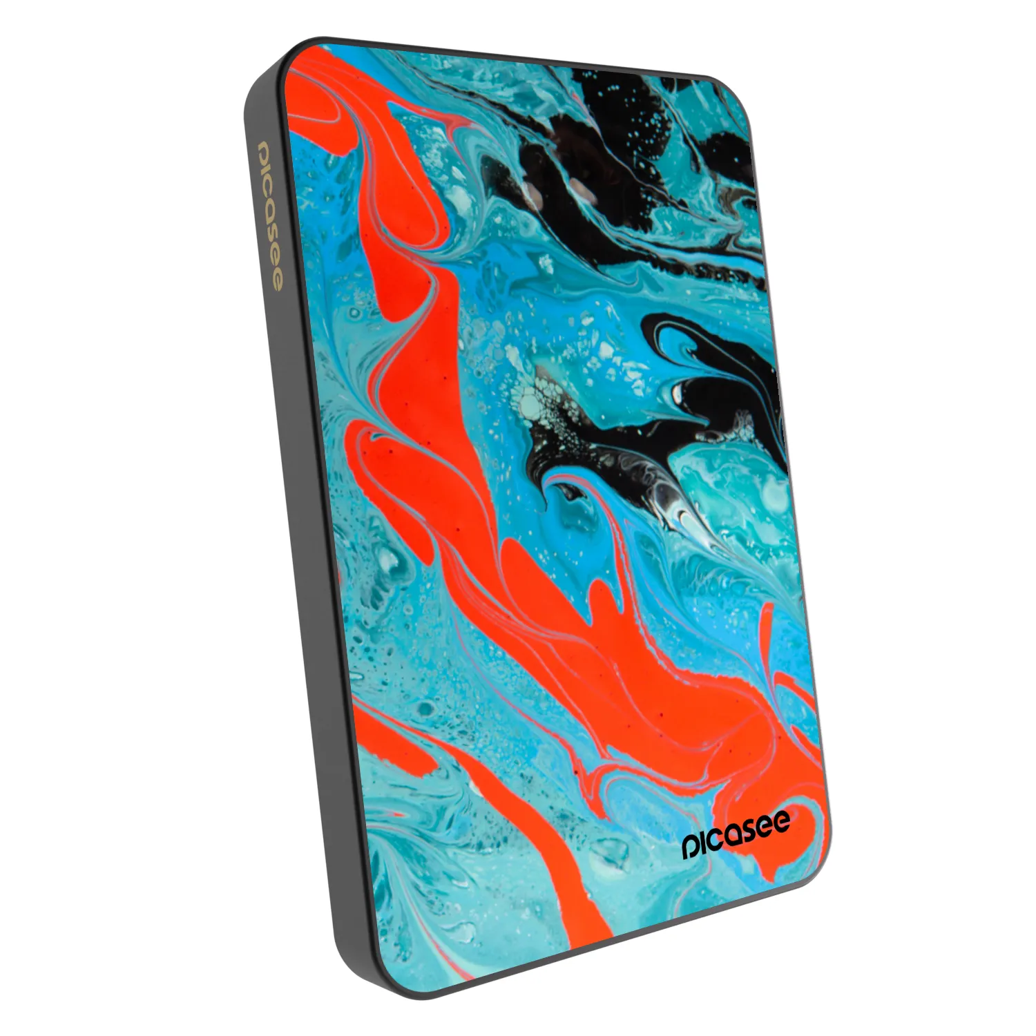 Picasee Powerbank με MagSafe 5 000 mAh Γκρί - Blue Magma