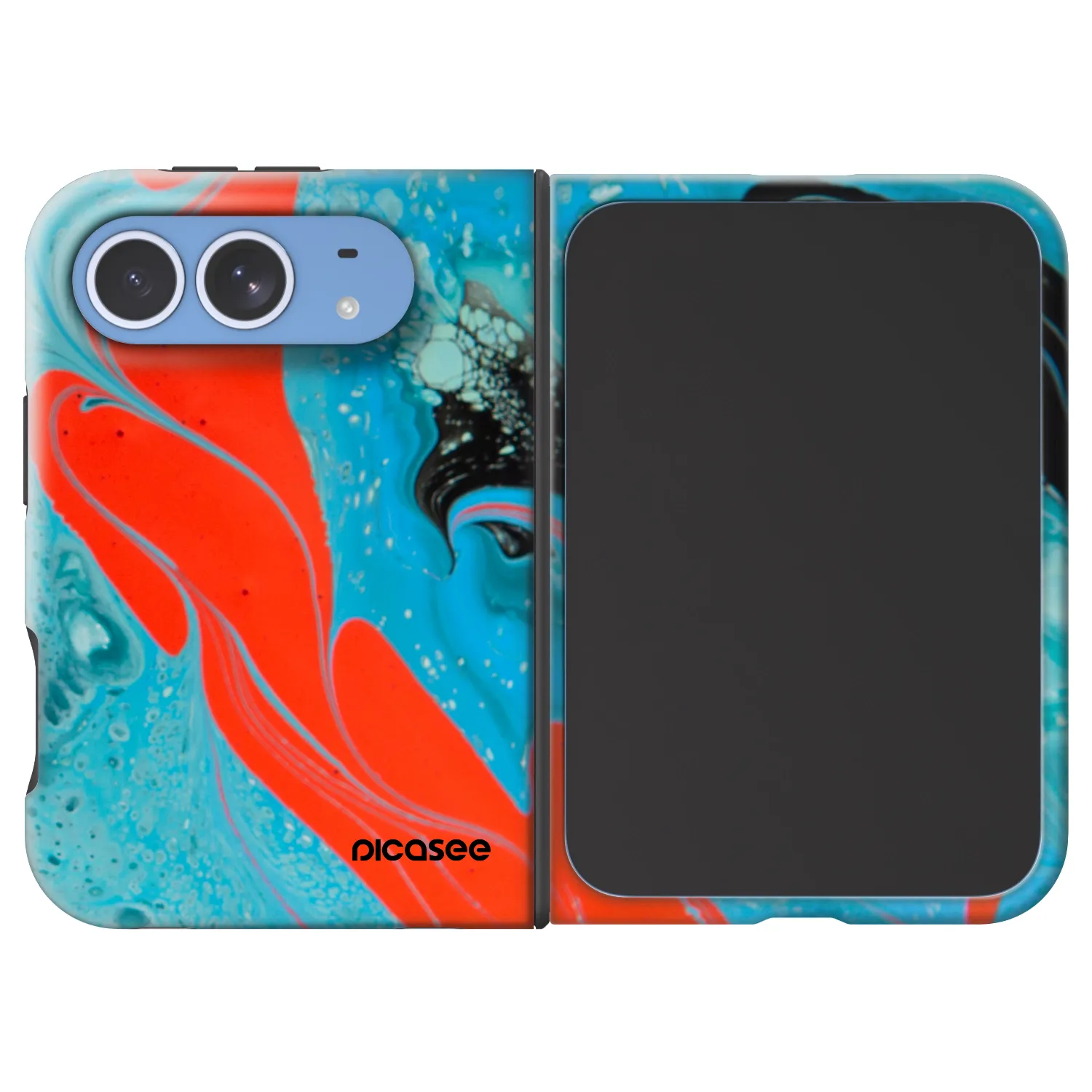 Picasee Fashion Case MagSafe για Apple iPhone Duo - Blue Magma