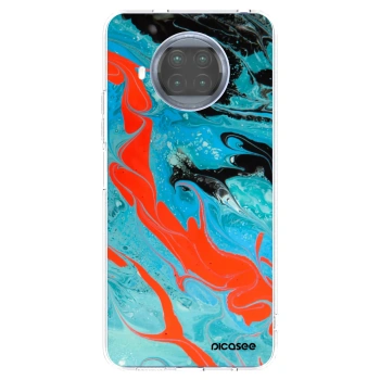 Picasee διαφανής θήκη σιλικόνης Xiaomi Mi 10T Lite - Blue Magma